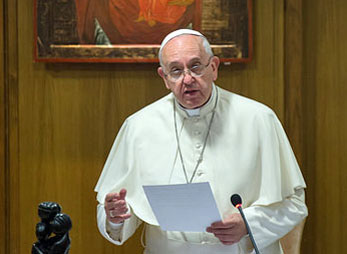 cc_papst_redet.jpg / Papst Franziskus/ Mazur/catholicnews.org.uk