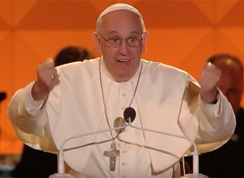 Papst Franziskus in Philadelphia / screenshot ctv Papst Franziskus in Philadelphia