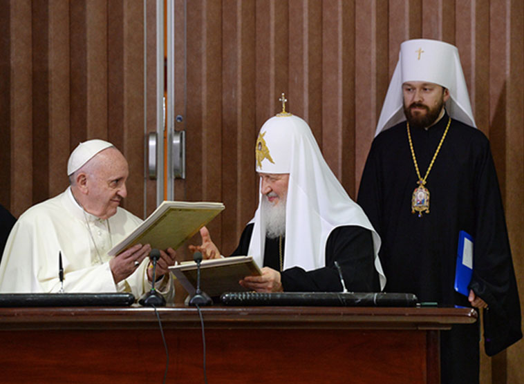 Die gemeinsamen Erklärung von Patriarch Kyrill und Papst Franziskus / patriarchia.ru Wortlaut der Erklärung von Havanna