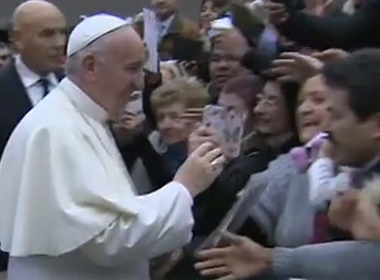 Papst Franziskus / screenshot ctv Generalaudienz
