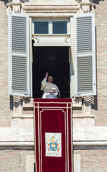 cc_papst_angelus.jpg / Papst Franziskus/ Mazur/catholicnews.org.uk